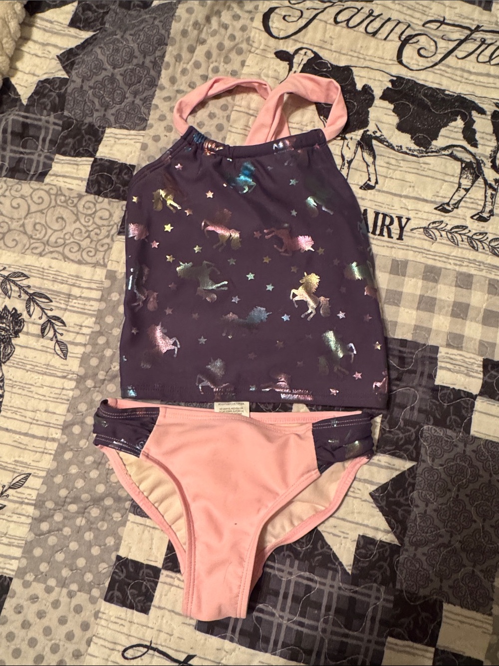 Unicorn 2-piece swimsuit